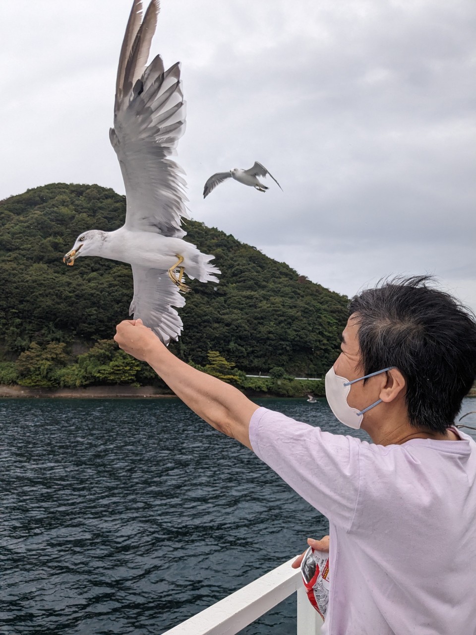 夏の終わりの小旅行⑤ 遊覧船ではしゃぐ